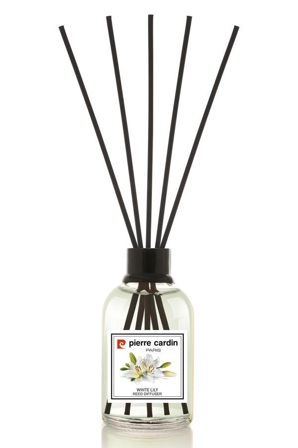 Pierre Cardin Reed Diffuser 110 ml – White Lily – Beyaz Zambak Oda Kokusu - Image 1