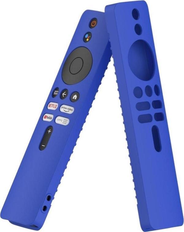 Xiaomi XIMR-M8 4S 4K MiBox Kumanda Uyumlu Silikon Koruma Kılıfı - Mavi - Image 1