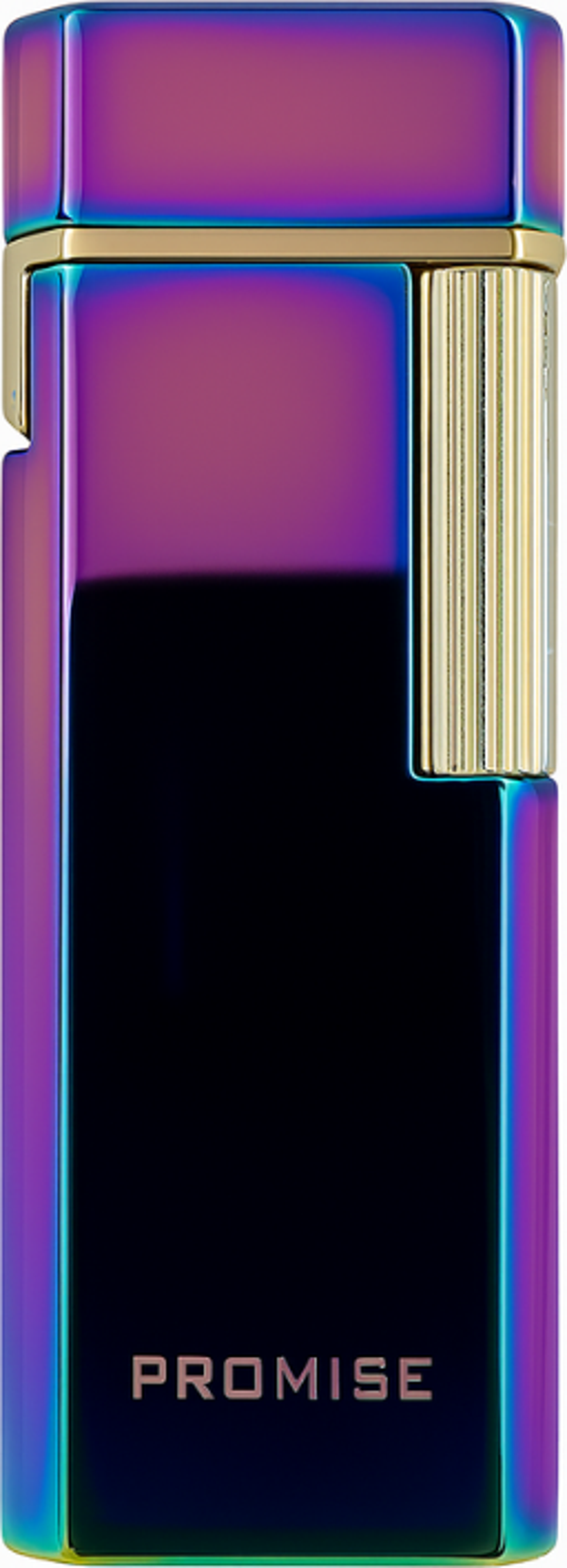 Promise Twiggy Pembe Gold Metal Soft Flame Çakmak - Image 1