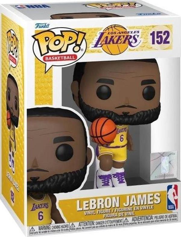 Funko Pop! NBA: Los Angeles Lakers - LeBron James Figürü - Image 1