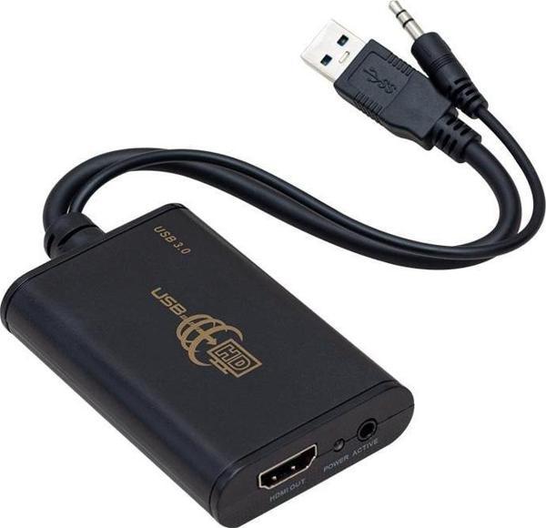 Ayt Powermaster Usb 3.0 To Hdmı Çevirici Adaptör Usb Çıkışını Hdmı Çıkışına Dönüştürücü Aparat - Image 1