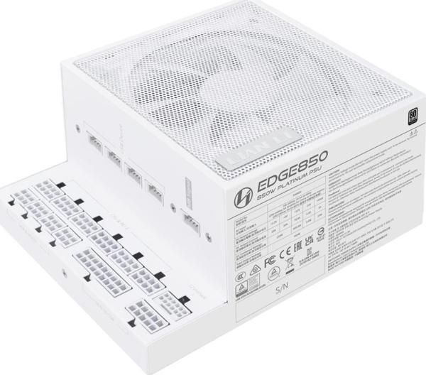 Lian Li Edge 850 Beyaz 850W 80+ Platinum ATX Power Supply (G9P.EG0850.WE00.EU) - Image 1