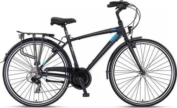 ÜMİT 2838 VENTURA M-DMD-V ERKEK ŞEHİR BİSİKLETİ 460H V 28 JANT 21 VİTES SİYAH MAVİ - Image 1