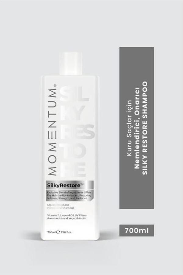 Momentum şampuan Silky Restore 700 Ml ZAYIF VE İNCE SAÇLAR İÇİN YAPILANDIRICI - Image 1