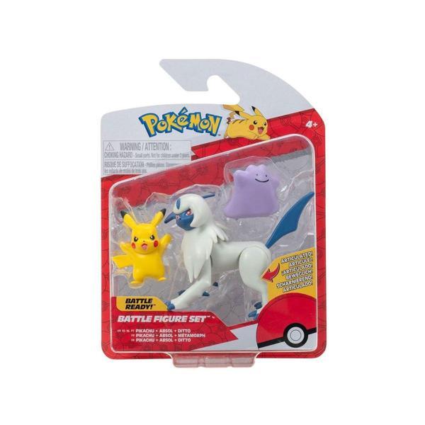POK 95155-R Pokemon Battle 3Lü Figür Seti - Image 1