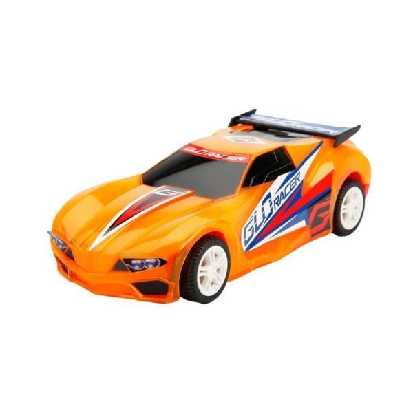 Topmaz Racing Sesli ve Işıklı Glo Racer Çek Bırak TURUNCU Araba 18 cm - Image 1