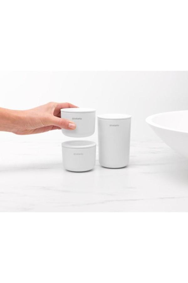 Brabantia Renew Whıte 3lü Kapaklı Plastik Düzenleyici - Image 1
