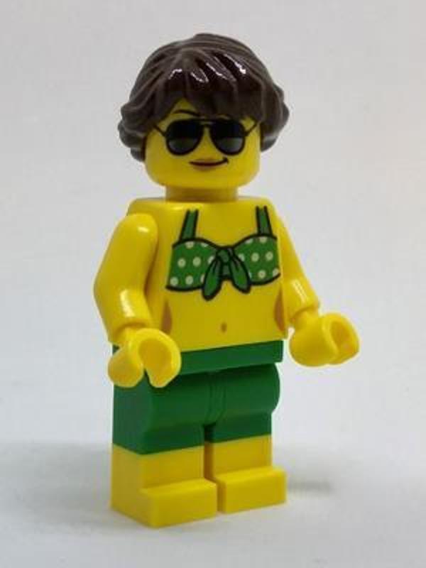Lego Minifigür Beachgoer cty0763 - Image 1