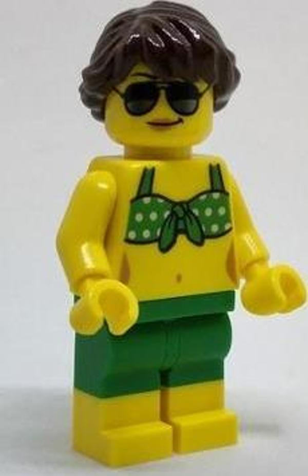 Lego Minifigür Beachgoer cty0763 - Image 1