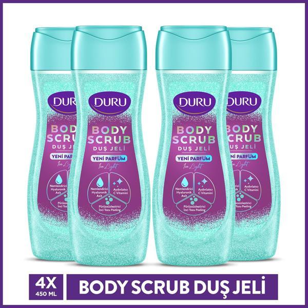 DURU BODY SCRUB ICE LIGHT DUŞ JELİ 4X450 ML - Image 1
