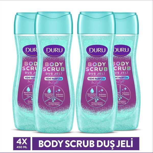 DURU BODY SCRUB ICE LIGHT DUŞ JELİ 4X450 ML - Image 1
