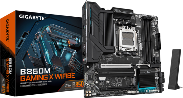 GIGABYTE B850M GAMING X WF6E, Rev.1.0, 4xDDR5, 2xM.2, 2DP, HDMI, Type-C, Wi-Fi6E, Bluetooth 5.3, AM5 Soket GAMING Anakar - Image 1