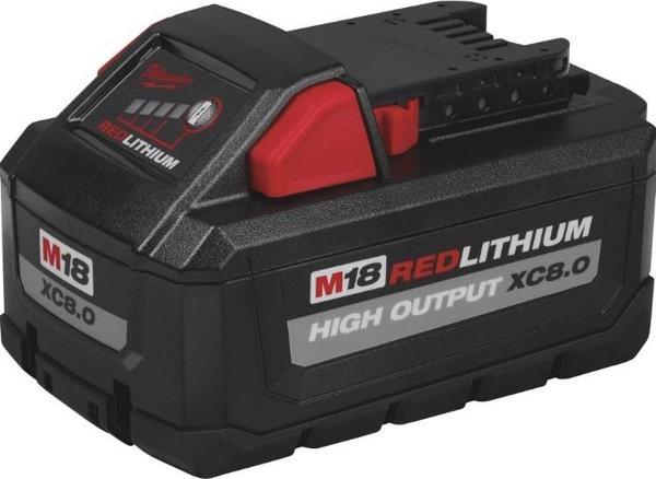 Milwaukee 18V 8.0Ah Li-ion Akü M18XC8.0 48-11-1880 - Image 1
