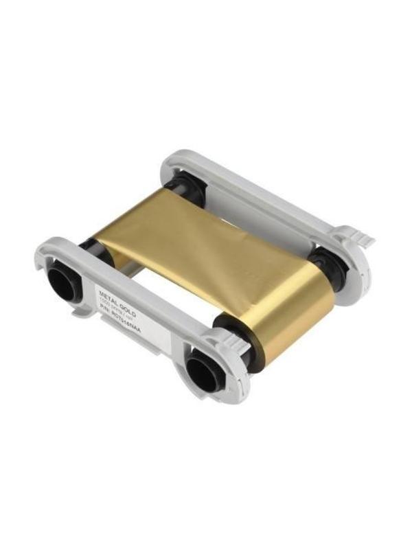Evolis RCT016NAA Metalik Altın Monokrom Ribon - Image 1