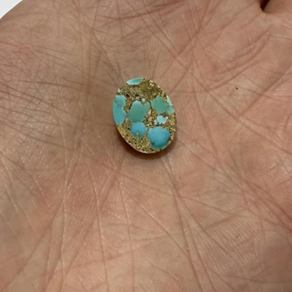 Doğal İran Nişabur Firuze (Turkuaz) Taşı  6,5 Karat - 1,29 Gram - Image 1