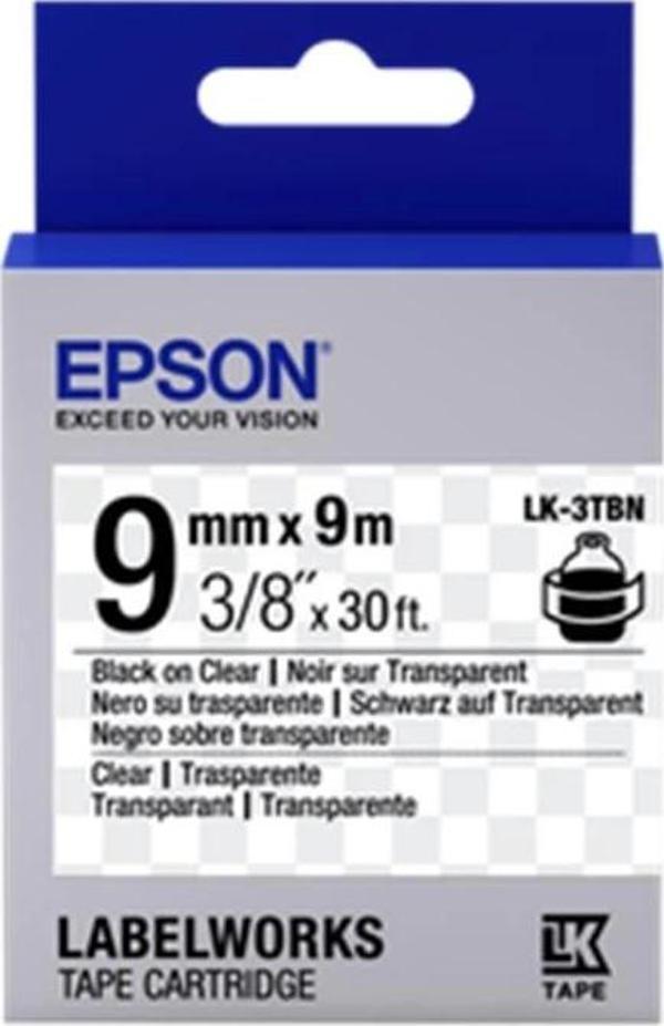Epson LK-2WBN Standart Beyaz Üzeri Siyah 6mm 9Metre Etiket - Image 1