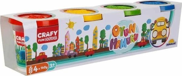 Nessiworld Crafy 4'lü Oyun Hamuru 520 Gr. - Image 1