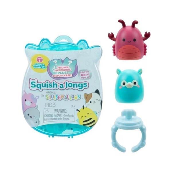 Nessiworld AL0001-1 Squish-a-longs 2 Figür + Yüzük Sürpriz Paket 24lü Display  Seri 1 - Image 1