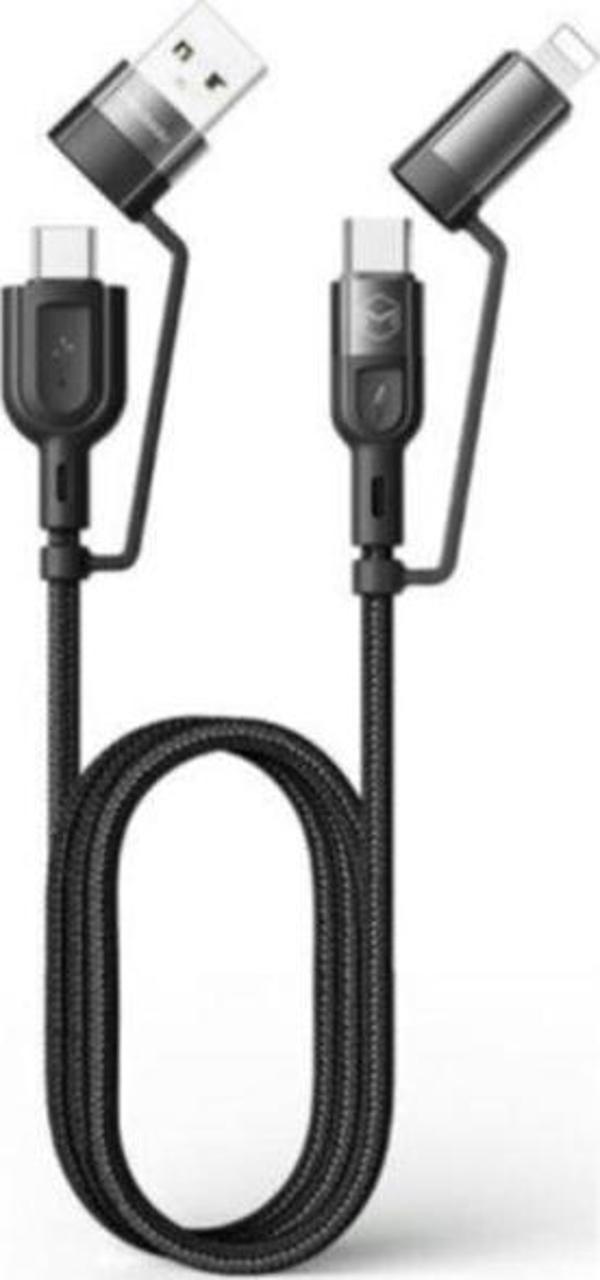 Ca- 8070 Çok Fonksiyonlu 4in1 Hızlı Şarj Ve Data Kablosu 1.2 Metre - Image 1