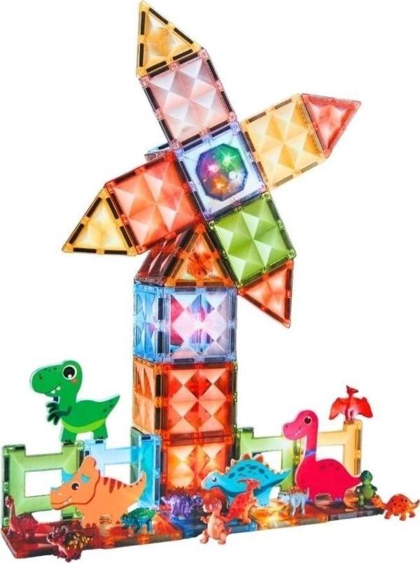 Nessiworld Magnetic Tiles Light Version 82 Parça - Image 1