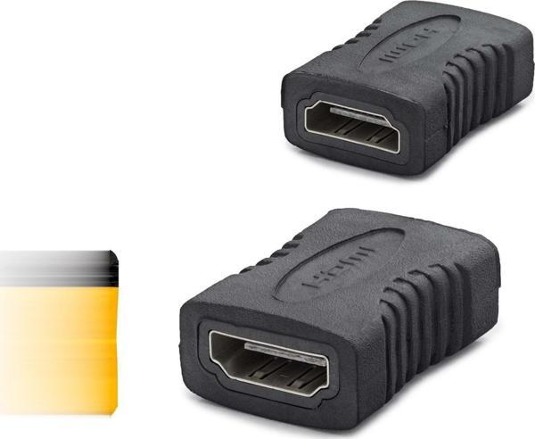 Büro Ev Ofis Network Dönüştürücü için Siyah Hdmı F To Hdmı F Çevirici - Image 1