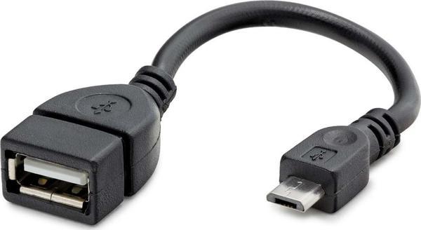 Büro Ev Ofis Network Dönüştürücü için Siyah K Usb Mıcro To Usb F Çevirici - Image 1