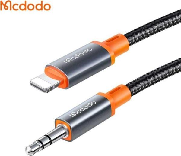 Mcdodo Ca-0890 Iphone Dijital Ses Örgü Sarmal Kablo-1.8m-siyah - Image 1