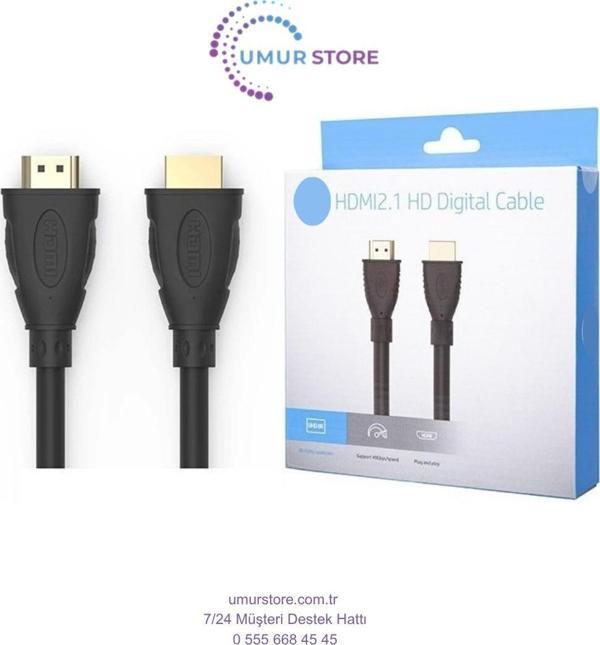 DHC-HD02-02M HDMI 2.1 Yüksek Hızlı 48 Gpbs 8K(7680 x 4320) 2m Kablo - Image 1