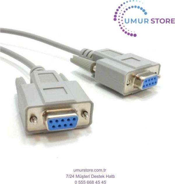 9 Pin Seri RS232 Com Port Dişi Dişi Kablo 1.5 Metre - Image 1