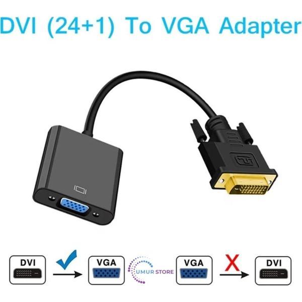 DVI To VGA 24+1 Dvi-D Dijital - VGA Dönüştürücü DVI In - VGA Out - Image 1