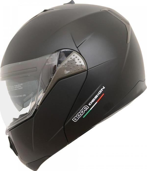 Beon Çene Açılır Kask Mat Siyah (b700 - B-shock) - Image 1