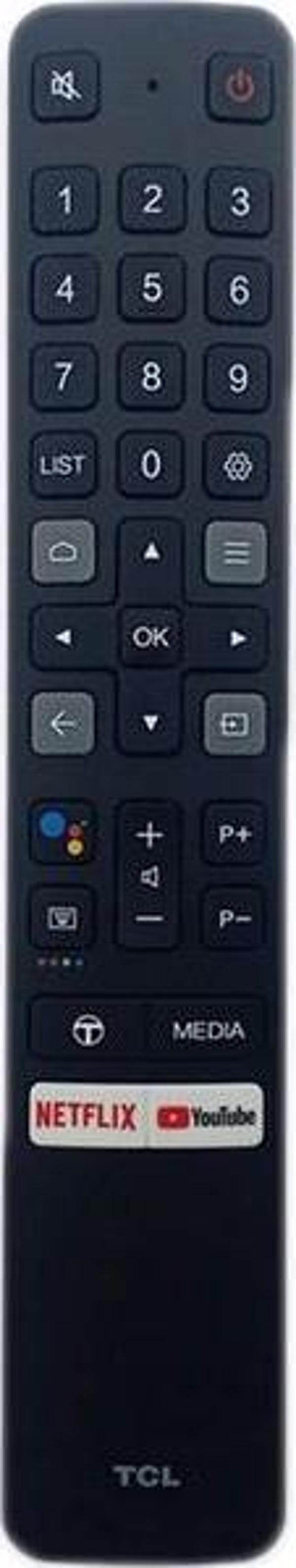 TCL Sesli Kontrol Uzaktan Kumandası, Tcl Sesli LCD LED Tv Için Uzaktan Kumanda RC901V Netflix Youtub - Image 1