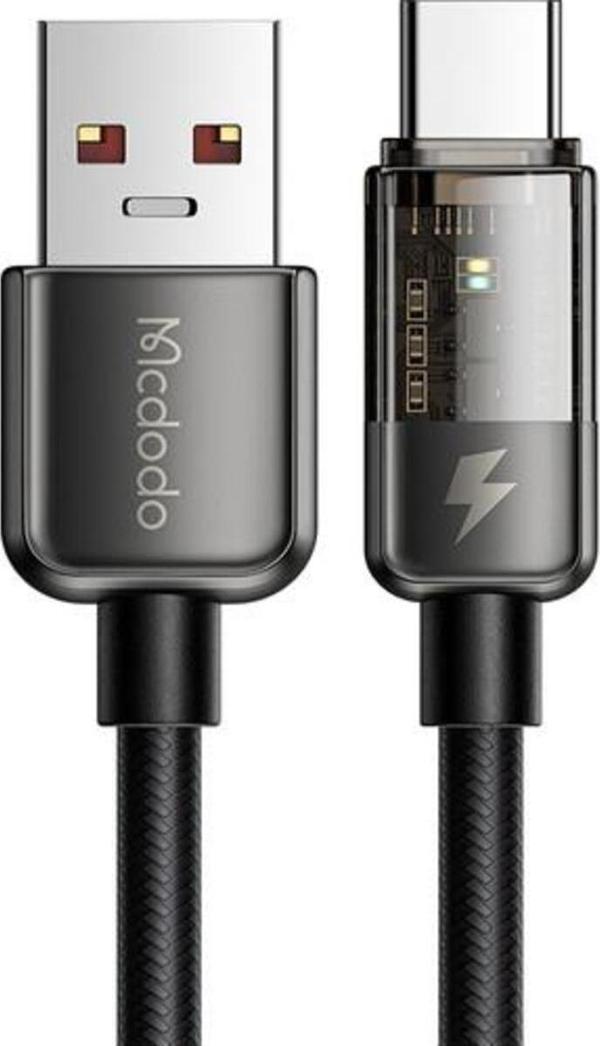 Mcdodo Ca-3150 Type-c 100w Power Off Süper Hızlı Data/şarj Kablo 1.2m-siyah - Image 1