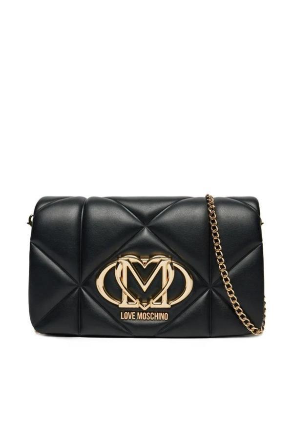 Love Moschino Kapitoneli Çıkarılabilir Zincir Askılı Kadın Çapraz Çanta JC4043PP1MLC0000 - Image 1