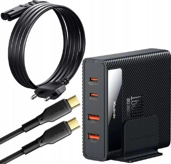 Mcdodo Ch-1802 100w Usb Typec Giriş Powigan Hızlı Şarj Adaptörü Kablo - Siyah - Image 1