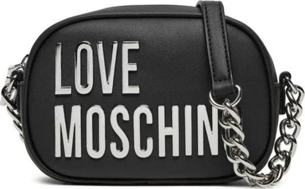 Love Moschino Logolu Ayarlanabilir Zincir Askılı Kadın Çapraz Çanta JC4026PP1MKD000B - Image 1
