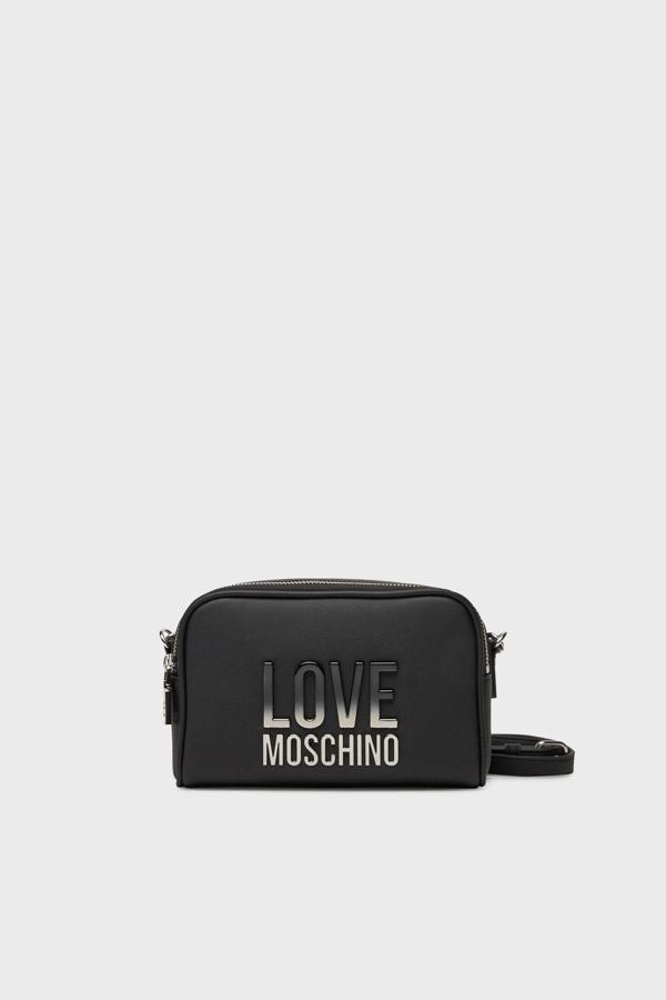 Love Moschino Logolu Ayarlanabilir Kadın Çapraz Çanta JC4255PP0MKD000B - Image 1