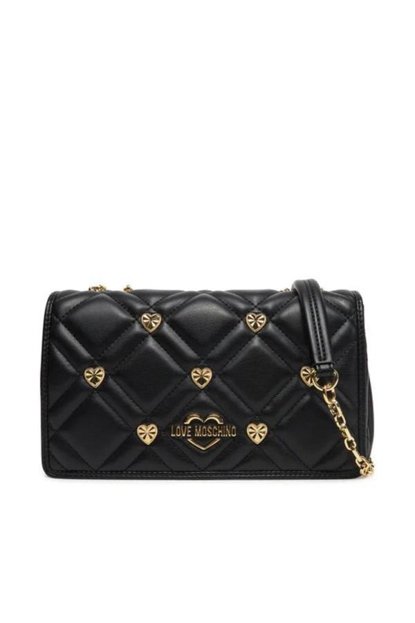 Love Moschino Kapitoneli Ayarlanabilir Zincir Askılı Kadın Omuz Çanta JC4120PP1MLI0000 - Image 1