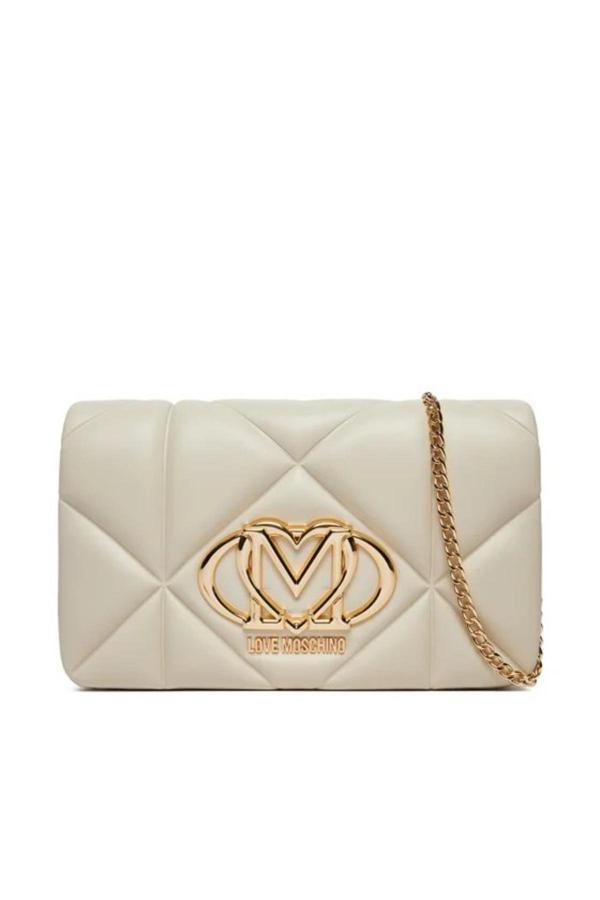 Love Moschino Kapitoneli Çıkarılabilir Zincir Askılı Kadın Çapraz Çanta JC4043PP1MLC0110 - Image 1