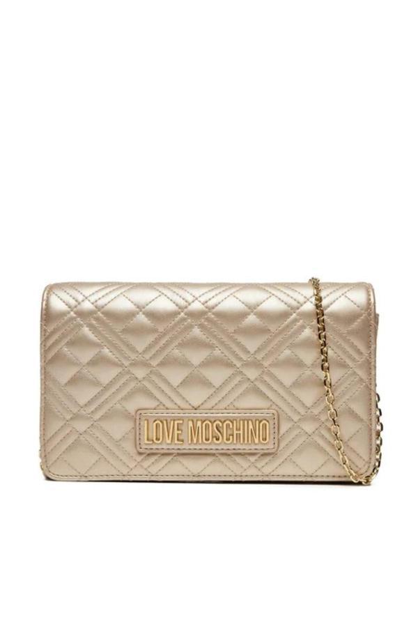 Love Moschino Parlak Kapitoneli Zincir Askılı Çapraz Çanta JC4079PP1MLA196A - Image 1