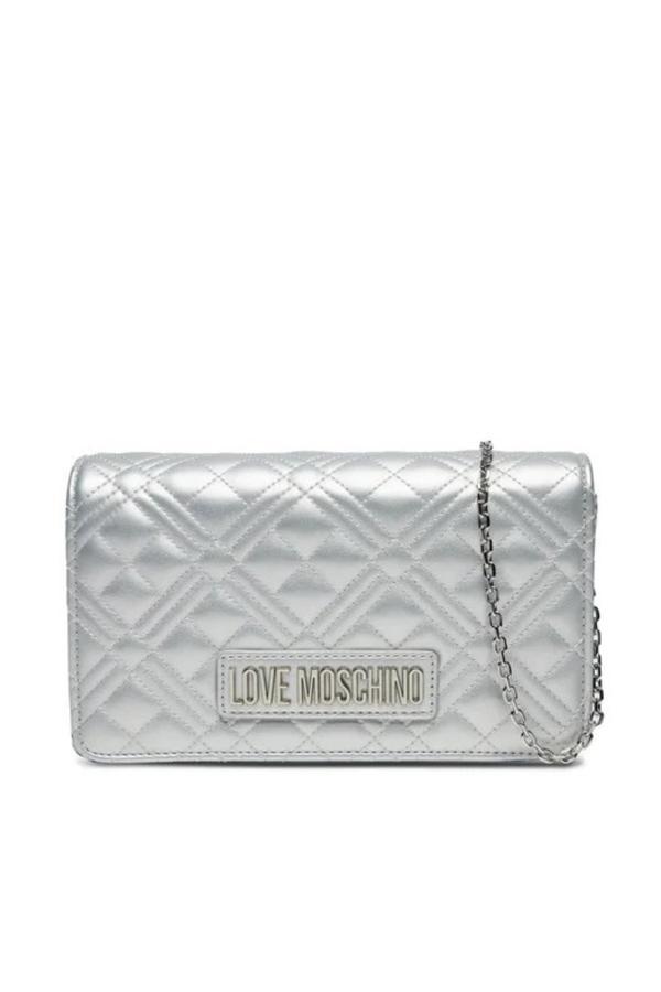 Love Moschino Parlak Kapitoneli Zincir Askılı Kadın Çapraz Çanta JC4079PP1MLA196B - Image 1