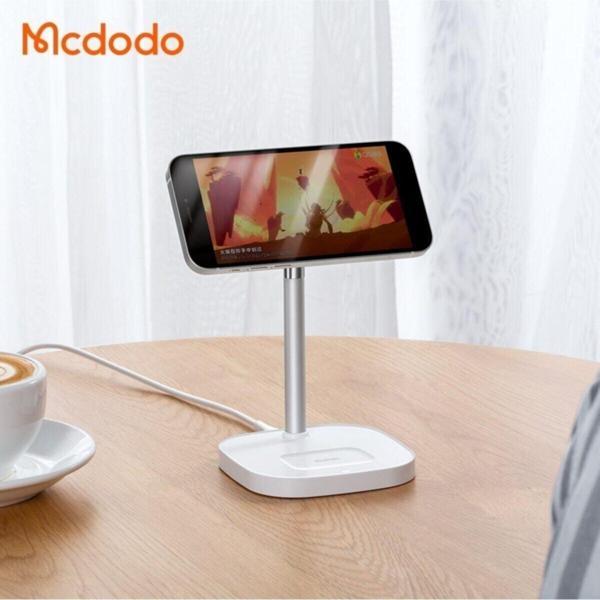 Mcdodo Ch-7340 2in1 15w Magsafe Iphone Air Pods Kablosuz Şarj Standı Beyaz - Image 1