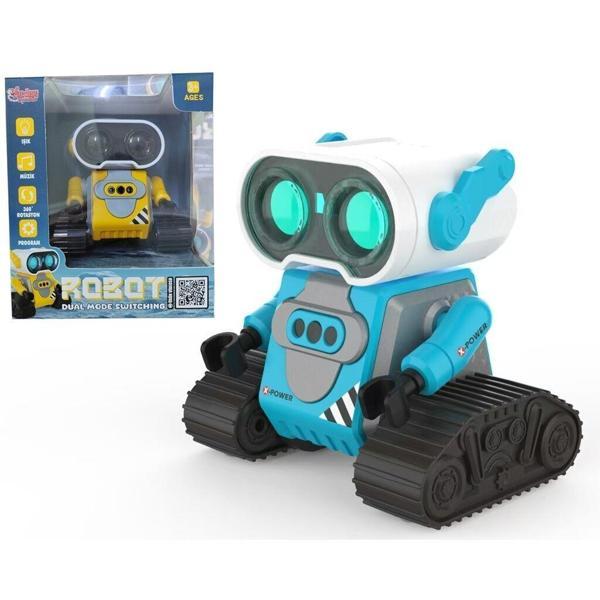 S-023 4568 MAVİ-SARI UK FF ŞARJLI 2 4G ROBOT ARABA - Image 1