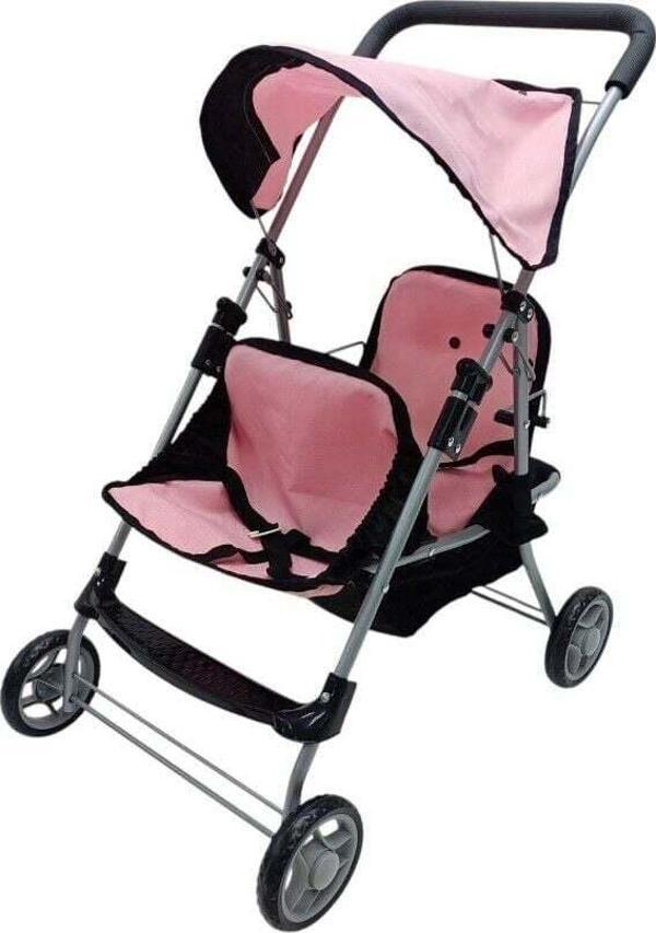 FL9198 KATLANIR GOLGELIKLI IKILI OYUNCAK BEBEK ARABASI ( PUSET) - Image 1