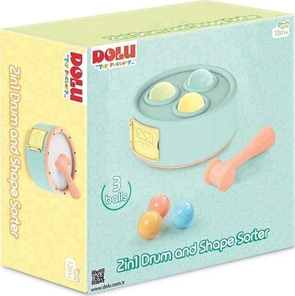 5193 OYUNCAK 2Sİ 1 ARADA DAVUL VE TOP OYUNU - Image 1