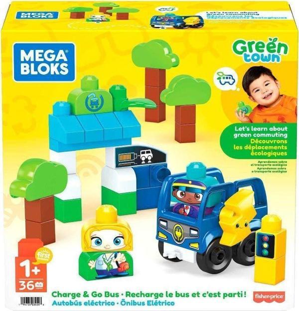 HDX90 MEGA BLOKS® Doğa Dostu Otobüs Seti 36 parça +1 yaş - Image 1