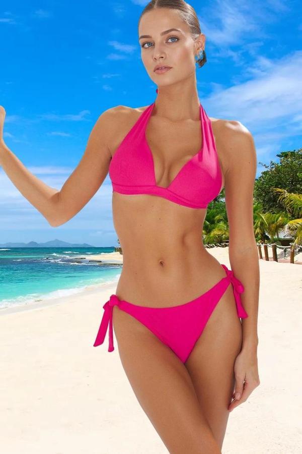 Üçgen Bağlamalı Bikini Takımı Plaj Ve Havuz İçin Premium Kalite Şık Detaylı Özel Tasarım - Image 1
