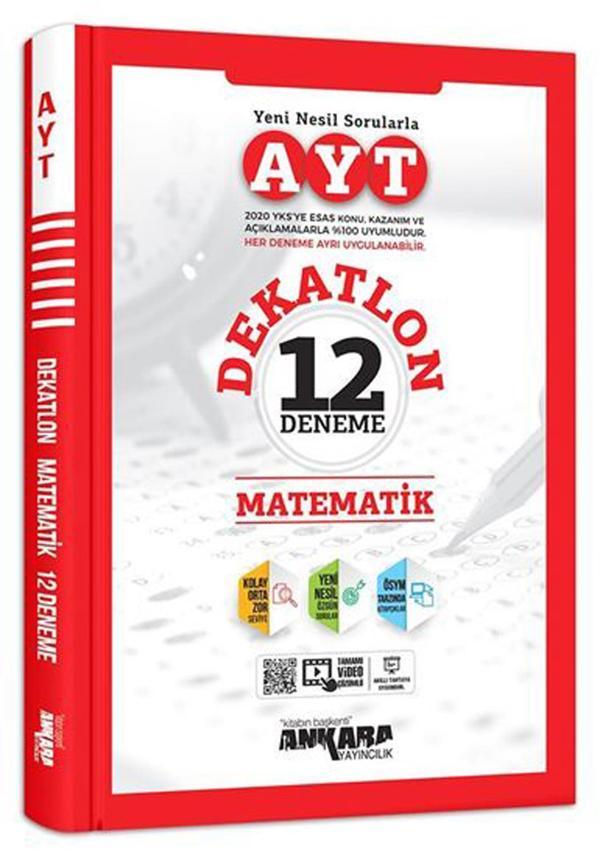 Ankara Yayıncılık Ayt Matematik Dekatlon 12 Li Deneme 2021-2022 - Ankara Yayıncılık - Image 1