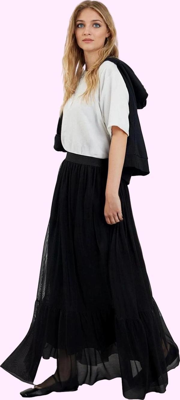 Kadın Maxi Kloş Etek Kemerli Astarlı Polyester Günlük Şıklık Hafta Sonu Yaz Aylarının Vazgeçilmezi - Image 1