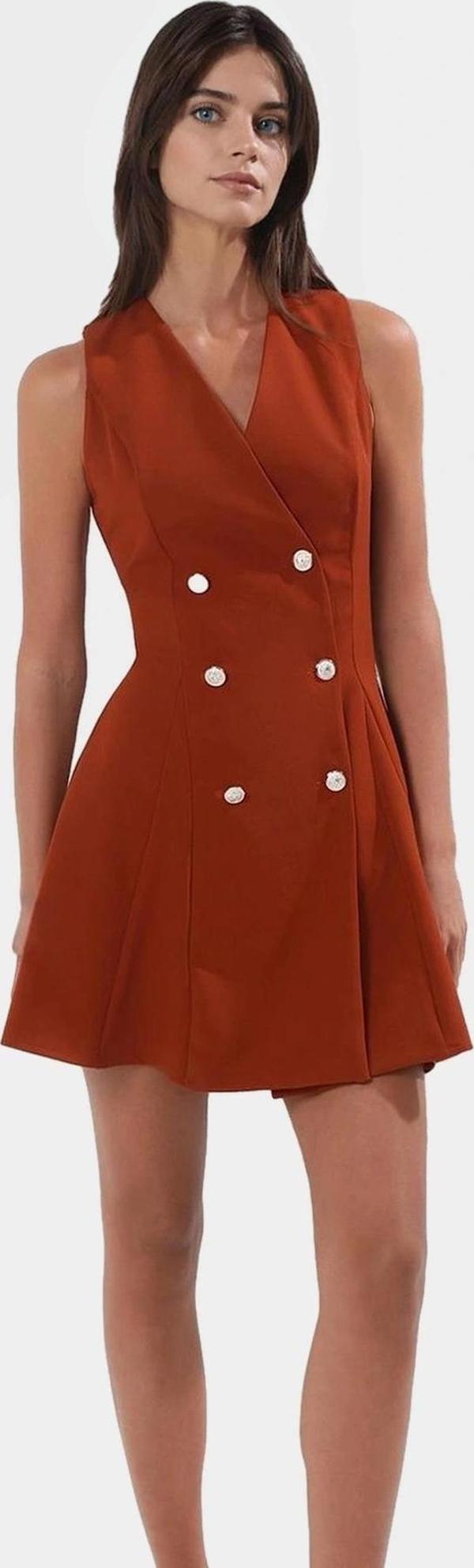 Yazlık Mini Ceket Elbise Dokuma Finike Kumaş İş Ve Günlük Özenle Seçilmiş Premium Kalite - Image 1